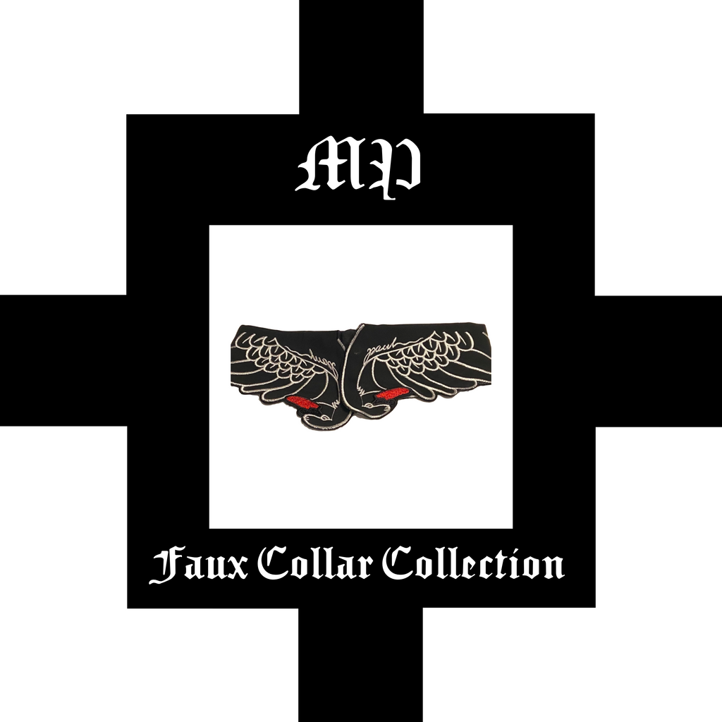 Faux Collar Collection- Black Swan
